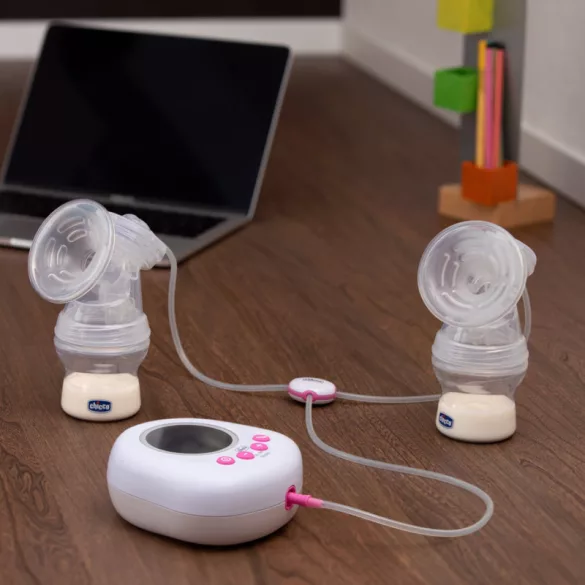 Chicco Elektrická odsávačka mlieka Double doma a na cestách