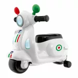 Detský skúter Chicco Vespa Primavera Italia, 12–36 mesiacov, s pohonom nohou, biely