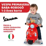 Chicco Vespa Primavera kolobežka 12–36 mesiacov, poháňaná nohou, červená