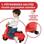 Chicco Vespa Primavera kolobežka 12–36 mesiacov, poháňaná nohou, červená