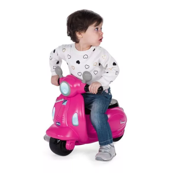 Chicco Vespa Primavera kolobežka 12–36 mesiacov, s pohonom nohou, ružová