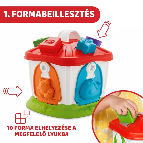 Chicco Smart2Play domček s kľúčmi, hračka na rozvoj zručností