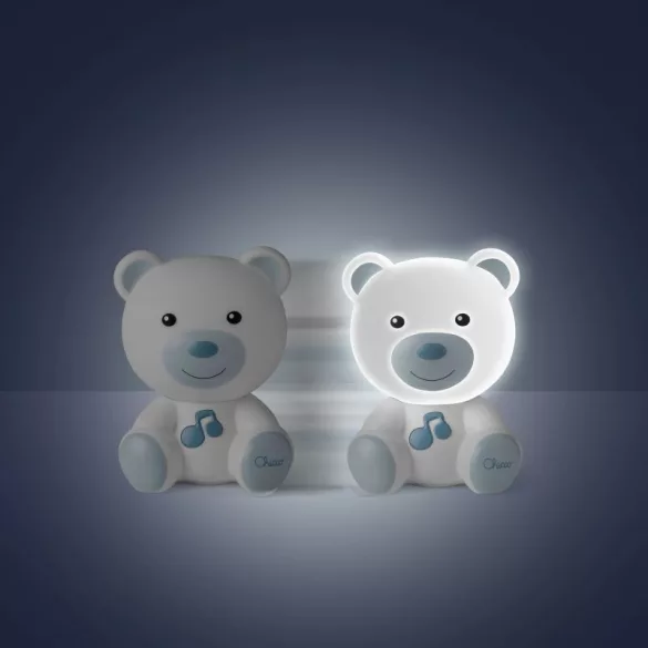 Chicco Dreamlight medvedíčka lampa na batérie modrá