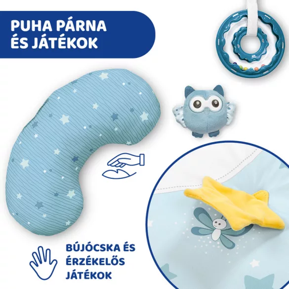 Chicco Hracie koberce s projektorom a mostíkom, modré