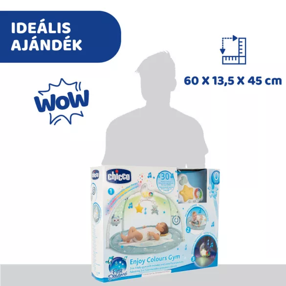 Chicco Hracie koberce s projektorom a mostíkom, modré