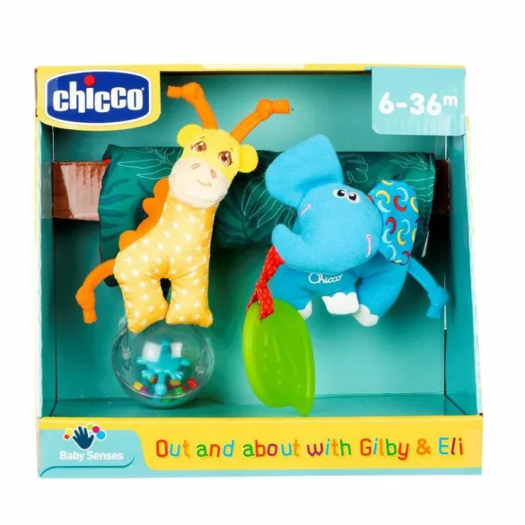 Chicco Gilby&Eli hračka do kočíka Baby Senses