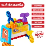 Chicco Montážny stôl a kufrík s náradím 2 v 1 – rozvojová hračka