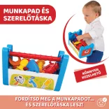 Chicco Montážny stôl a kufrík s náradím 2 v 1 – rozvojová hračka