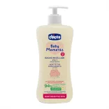Chicco Micelárny kúpeľ 500 ml – sensitive Baby Moments – bavlníkový olej a vitamín E