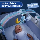 Chicco Rainbow Sky hracia mostík do detskej postieľky a nočné svetlo, na batérie, modrý