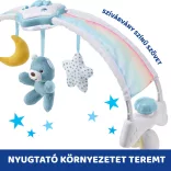 Chicco Rainbow Sky hracia mostík do detskej postieľky a nočné svetlo, na batérie, modrý