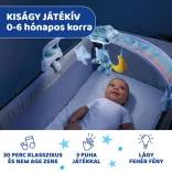 Chicco Rainbow Sky hracia mostík do detskej postieľky a nočné svetlo, na batérie, modrý