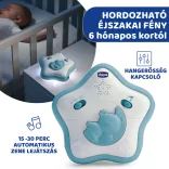 Chicco Rainbow Sky hracia mostík do detskej postieľky a nočné svetlo, na batérie, modrý