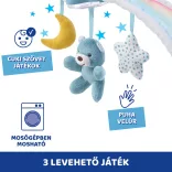 Chicco Rainbow Sky hracia mostík do detskej postieľky a nočné svetlo, na batérie, modrý