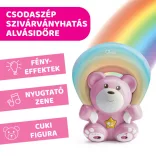 Chicco Rainbow Bear – medvedík s hudobným a svetelným projektorom, na batérie, ružový