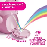 Chicco Rainbow Bear – medvedík s hudobným a svetelným projektorom, na batérie, ružový