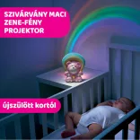 Chicco Rainbow Bear – medvedík s hudobným a svetelným projektorom, na batérie, ružový