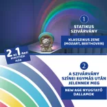 Chicco Rainbow Bear – hudobný a svetelný projektor s medvedíkom, na batérie, modrý