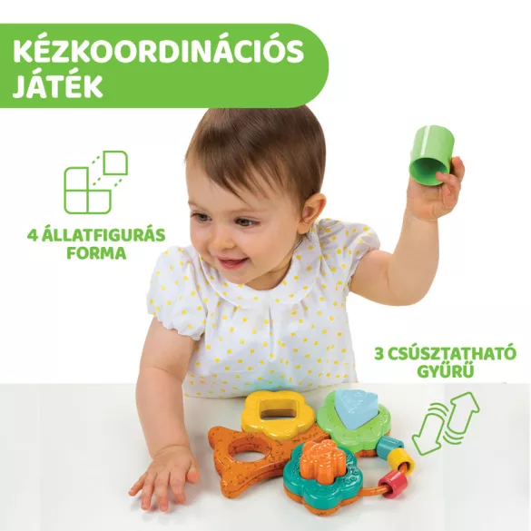 Chicco Baobab drevená skladačka ECO+ z ekologického plastu