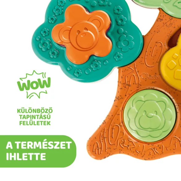 Chicco Baobab drevená skladačka ECO+ z ekologického plastu