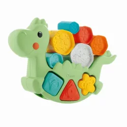   Chicco Hojdacia stavebná hračka s dinosaurom 2 v 1 ECO+ z ekologického materiálu