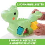 Chicco Hojdacia stavebná hračka s dinosaurom 2 v 1 ECO+ z ekologického materiálu