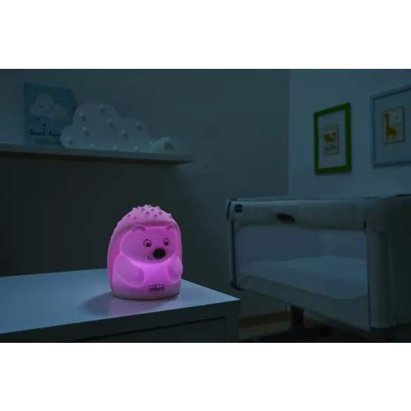 Chicco Sweet Lights Ježko – nočné svetielko, 8 svetiel, s USB káblom
