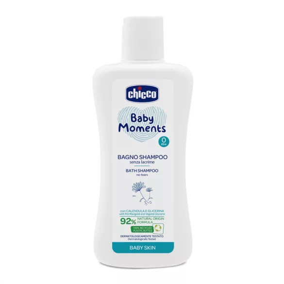 Chicco kúpeľ a šampón 200 ml – bez slz, s nechtíkom a rastlinným glycerínom