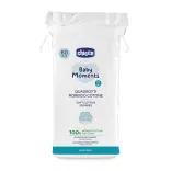 Chicco Vatové tampóny 60 ks, čistá bavlna