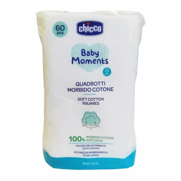 Chicco Vatové tampóny 60 ks, čistá bavlna
