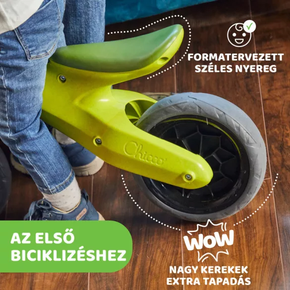 Chicco Balance Bike Eco+ balančné odrážadlo Green Hopper
