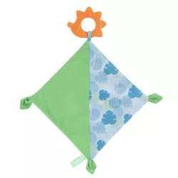   Chicco Hedgehog Dou Dou Eco+ šatka na spanie s hrýzadlom v tvare ježka, z ekologického materiálu