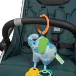 Chicco Elephant On the Go Eco+ textilná hračka na žuvanie z ekologického materiálu