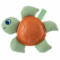   Chicco Baby Turtle Eco+ detská korytnačka s hryzadlom, textilná hračka z ekologického materiálu