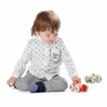 Chicco Tlačné autíčko ECO+ z ekologického materiálu, červené