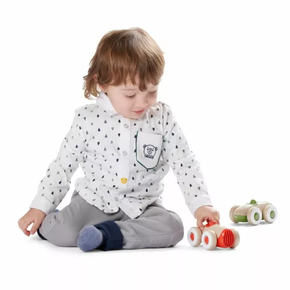 Chicco Tlačné autíčko ECO+ z ekologického materiálu, červené