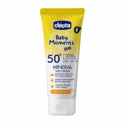   Chicco Minerálny opaľovací krém SPF50+ (75 ml) – veľmi vysoká ochrana proti UVA, UVB a infračervenému žiareniu