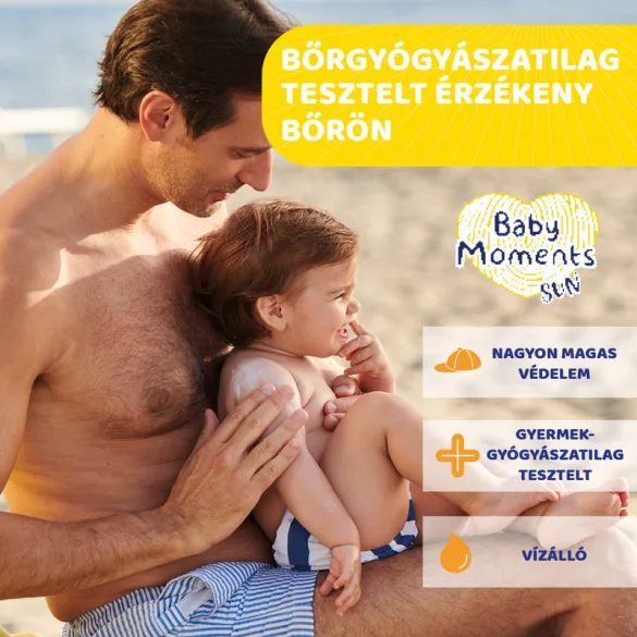 Chicco Minerálny opaľovací krém SPF50+ (75 ml) – veľmi vysoká ochrana proti UVA, UVB a infračervenému žiareniu