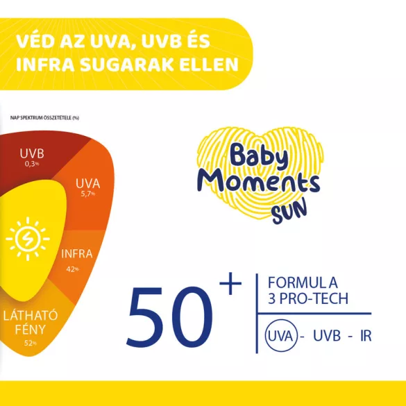 Chicco Ochranný sprej proti slnku SPF 50+, 150 ml, veľmi vysoká ochrana proti UVA, UVB a infračervenému žiareniu