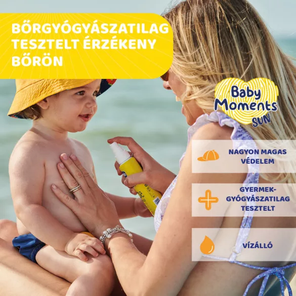 Chicco Ochranný sprej proti slnku SPF 50+, 150 ml, veľmi vysoká ochrana proti UVA, UVB a infračervenému žiareniu