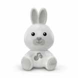 Chicco Dreamlight – hudobná lampička v tvare zajačika, prenosná, farba: neutrálna