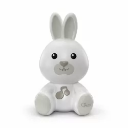   Chicco Dreamlight – hudobná lampička v tvare zajačika, prenosná, farba: neutrálna
