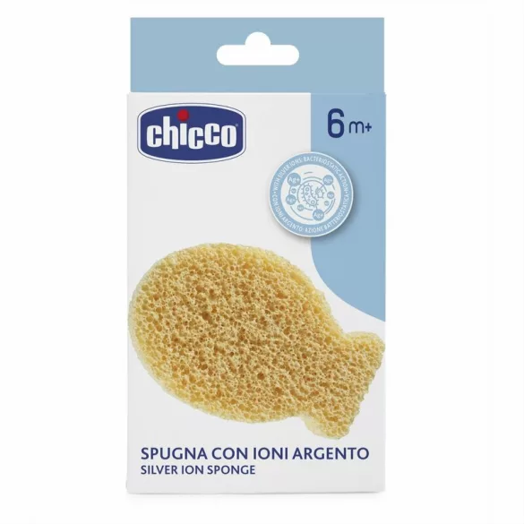 Chicco Kúpeľová hubka so striebornými iónmi s bakterioostatickým účinkom