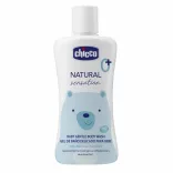Chicco Jemný detský kúpeľ, Natural Sensation s výťažkom z aloe a harmančeka, modro-biely, 200 ml