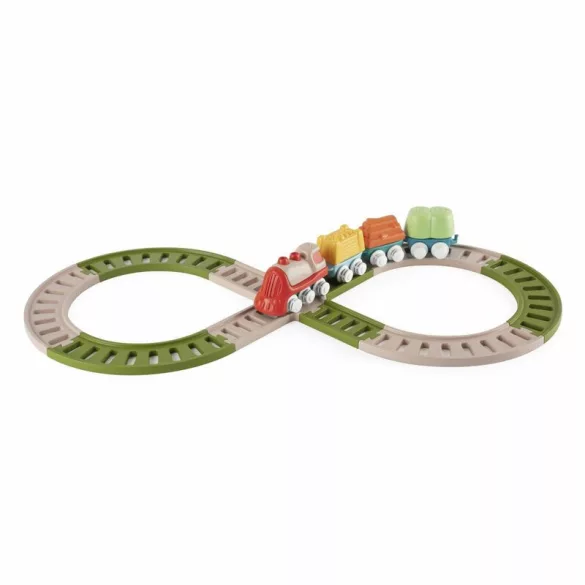 Chicco Detská železnica 18-dielna ECO – viacfarebná
