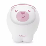 Chicco Polárny medveď projektor na detskú postieľku, stôl Polar Bear ružová