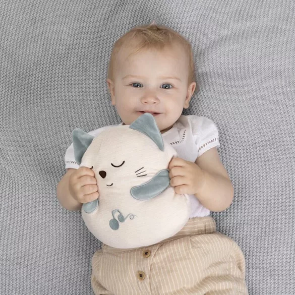 Chicco Plyšová mačička s mňaukaním 0M+