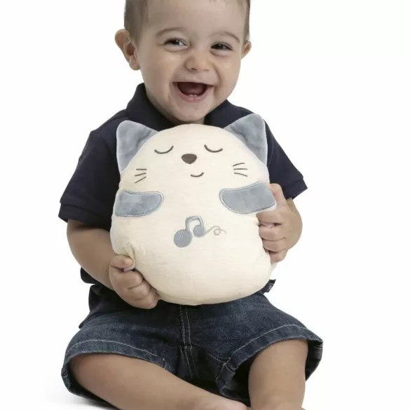 Chicco Plyšová mačička s mňaukaním 0M+