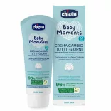 Chicco Krém na zadoček na každodenné použitie 100 ml bez oxidu zinočnatého, bez vône, 96 % prírodný