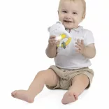 Chicco Day & Night Bear hudobná hrkálka a nočné svetielko – medvedík, biela